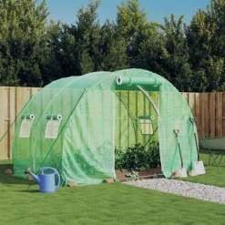 Kasvihuone teräsrungolla, 3x2x2 m - 24x3x2 m, eri kokoja ja värejä (29939)*FinePRICE Sale