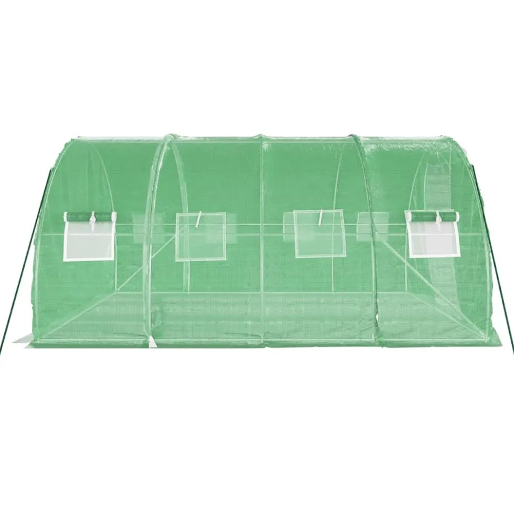 Kasvihuone teräsrungolla, 3x2x2 m - 24x3x2 m, eri kokoja ja värejä (29939)*FinePRICE Sale