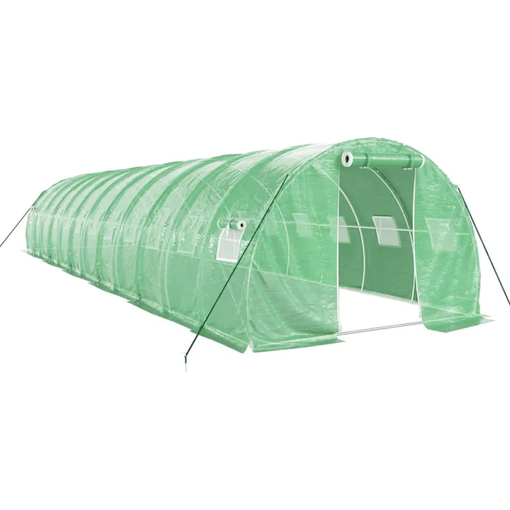 Kasvihuone teräsrungolla, 3x2x2 m - 24x3x2 m, eri kokoja ja värejä (29939)*FinePRICE Sale