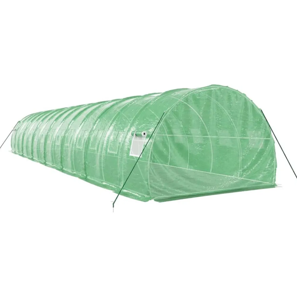 Kasvihuone teräsrungolla, 3x2x2 m - 24x3x2 m, eri kokoja ja värejä (29939)*FinePRICE Sale