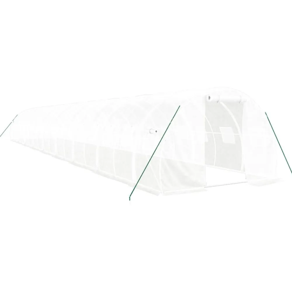 Kasvihuone teräsrungolla, 3x2x2 m - 24x3x2 m, eri kokoja ja värejä (29939)*FinePRICE Sale