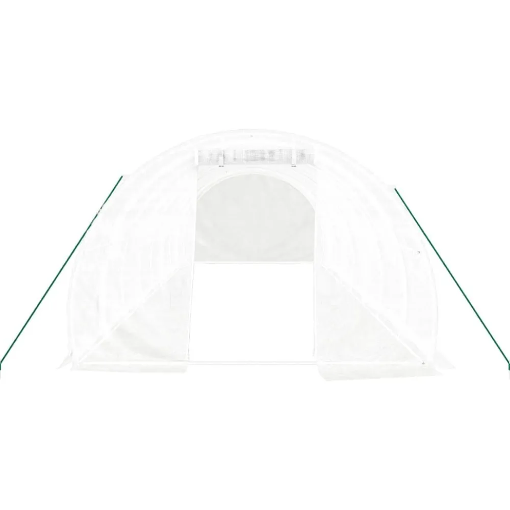 Kasvihuone teräsrungolla, 3x2x2 m - 24x3x2 m, eri kokoja ja värejä (29939)*FinePRICE Sale