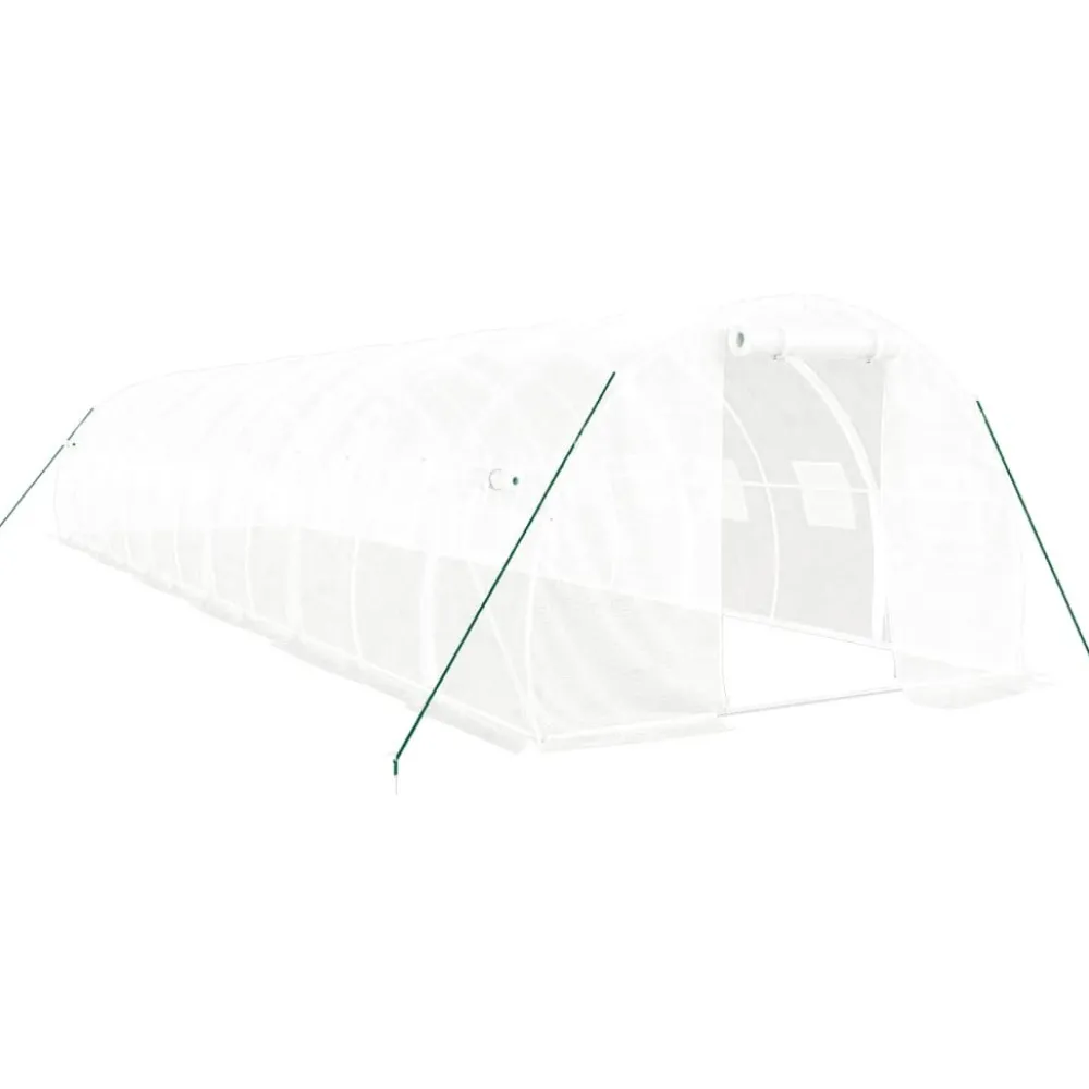 Kasvihuone teräsrungolla, 3x2x2 m - 24x3x2 m, eri kokoja ja värejä (29939)*FinePRICE Sale
