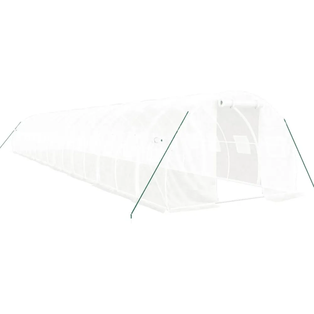 Kasvihuone teräsrungolla, 3x2x2 m - 24x3x2 m, eri kokoja ja värejä (29939)*FinePRICE Sale