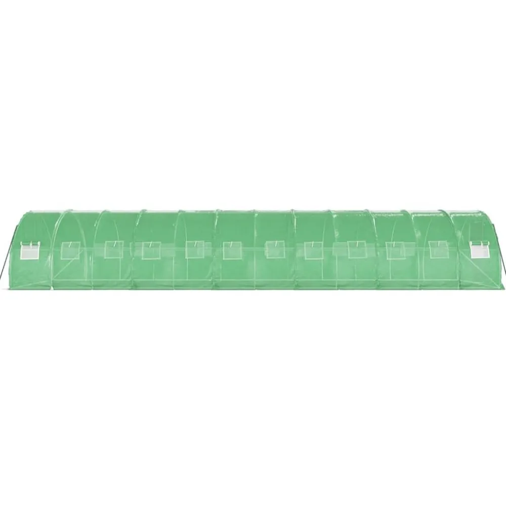 Kasvihuone teräsrungolla, 3x2x2 m - 24x3x2 m, eri kokoja ja värejä (29939)*FinePRICE Sale