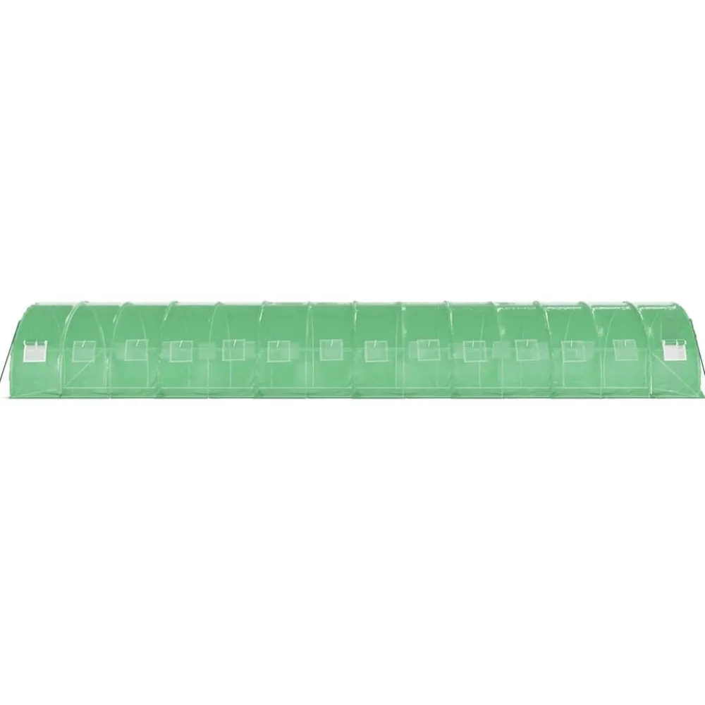 Kasvihuone teräsrungolla, 3x2x2 m - 24x3x2 m, eri kokoja ja värejä (29939)*FinePRICE Sale