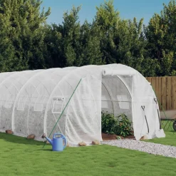 Kasvihuone teräsrungolla, 3x2x2 m - 24x3x2 m, eri kokoja ja värejä (29939)*FinePRICE Sale
