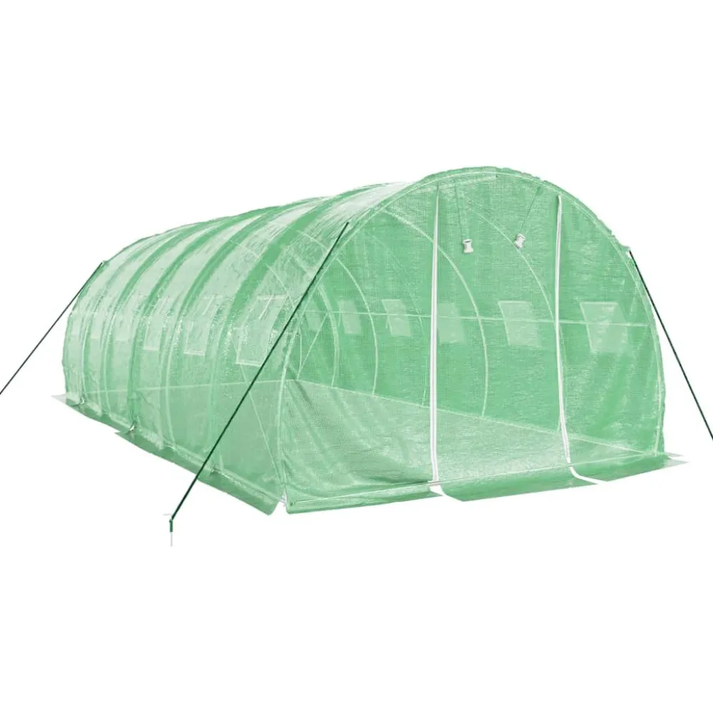 Kasvihuone teräsrungolla, 3x2x2 m - 24x3x2 m, eri kokoja ja värejä (29939)*FinePRICE Sale