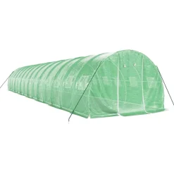 Kasvihuone teräsrungolla, 3x2x2 m - 24x3x2 m, eri kokoja ja värejä (29939)*FinePRICE Sale