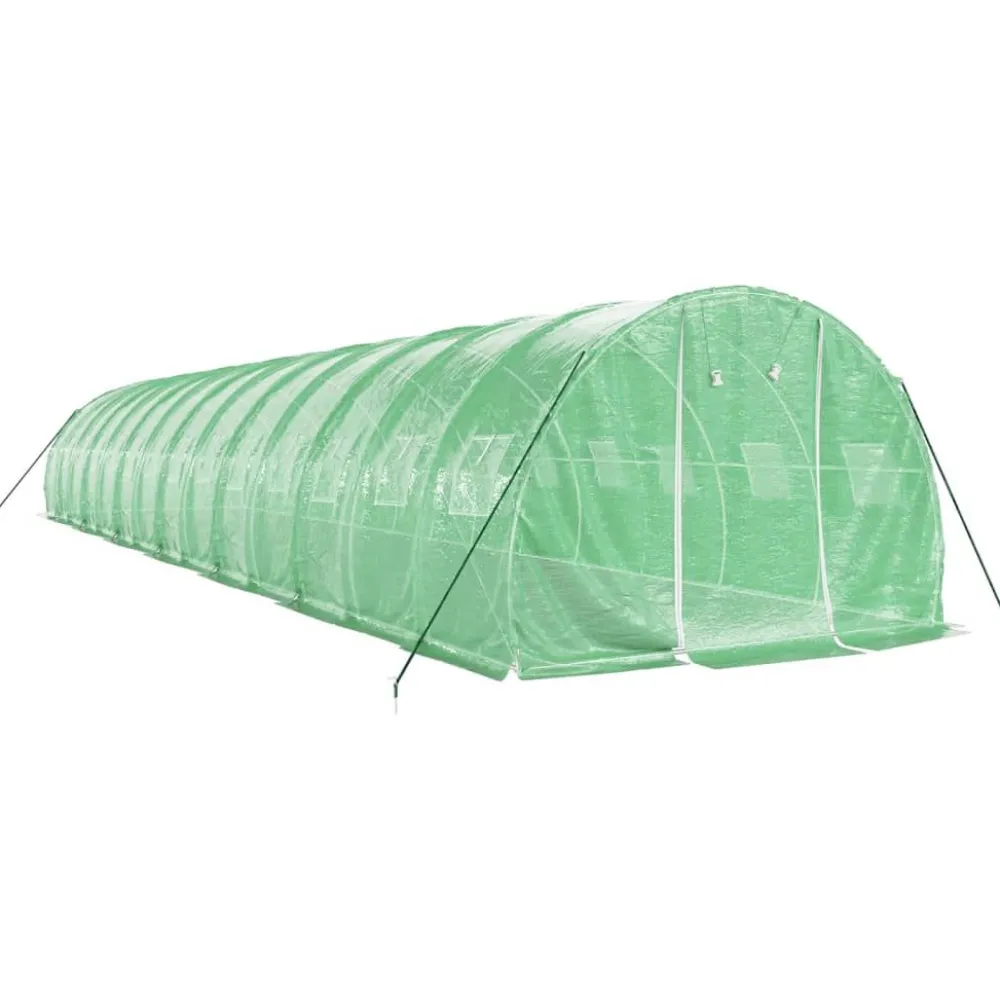 Kasvihuone teräsrungolla, 3x2x2 m - 24x3x2 m, eri kokoja ja värejä (29939)*FinePRICE Sale