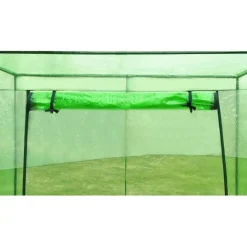 Kasvihuone teräsrunko PVC, 170x80x200 cm*FinePRICE Discount