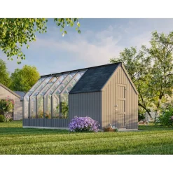 Kasvihuone vajalla Emilia 8,2+4,0 m2*Palmako