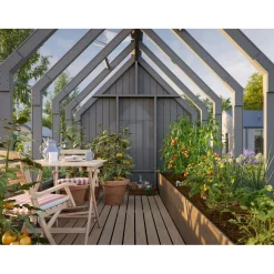 Kasvihuone vajalla Emilia 8,2+4,0 m2*Palmako