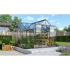 Kasvihuone Sirius 13m² alumiinirunko musta*Vitavia Discount