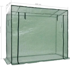 Kasvihuone 200x80x173 cm (46918)*FinePRICE New