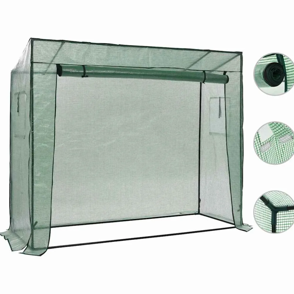 Kasvihuone 200x80x173 cm (46918)*FinePRICE New