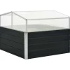 Sale Kasvihuone 100x100x77 cm galvanoitu teräs antrasiitti Minikasvihuoneet