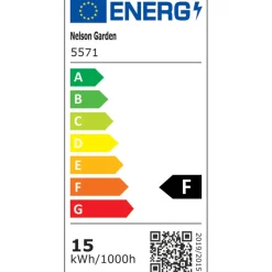 Kasvivalo LED-lamppu, 15W, E27, varjostimella*Nelson Garden Online