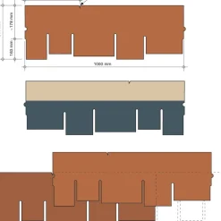 Kattohuopa Ambient kuparinruskea 2,18m2/pkt*Katepal Online