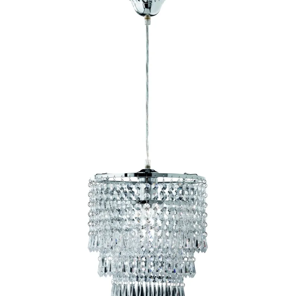 Kattokruunu Orient Ø 250x1600 mm kromi*Trio Clearance