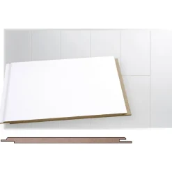 New Kattopaneeli Smart D2D STP-0, 6x160x2070mm, MDF, ympäripontattu, valkoinen Seinäpaneelit|Kattopaneelit