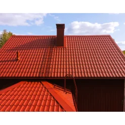 Kattopelti Tiilikainen, 0.5mm, Pural BT matta, eri värejä*Ruukki Online