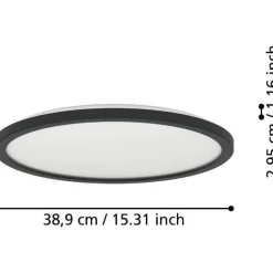 Kattovalaisin Rovito LED CCT IP44 eri kokoja*Eglo New
