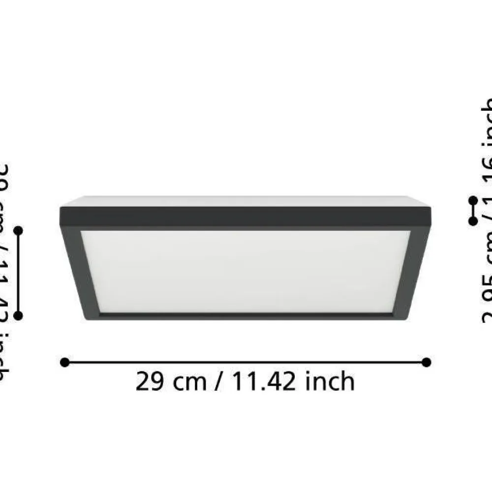 Kattovalaisin Rovito LED 1CCT IP44 eri kokoja*Eglo