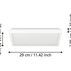 Kattovalaisin Rovito LED 1CCT IP44 eri kokoja*Eglo