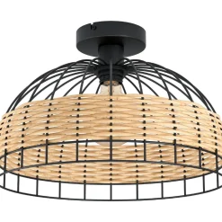 Outlet Kattovalaisin Vintage Anwick Ø380mm musta/puu Plafondit