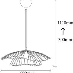 Kattovalaisin Vilja 50 cm eri värejä*Linento Lighting Sale