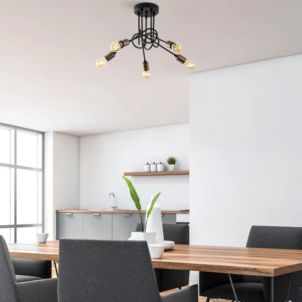 Kattovalaisin Viraj 5-osainen musta/pronssi*Linento Lighting Online