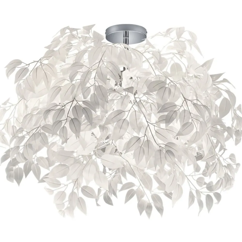 Kattovalaisin Leavy Ø 700x730 mm valkoinen*Trio New