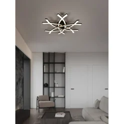 Kattovalaisin Pollock LED 3000K 62x59cm mattamusta*Trio Hot
