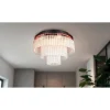 Kattovalaisin Vono LED RGB Ø40cm mattamusta/kirkas*Trio Discount