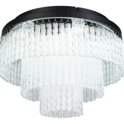 Kattovalaisin Vono LED RGB Ø40cm mattamusta/kirkas*Trio Discount