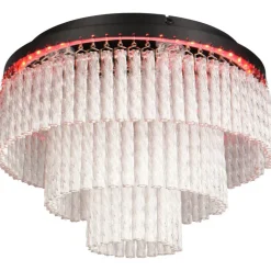 Kattovalaisin Vono LED RGB Ø40cm mattamusta/kirkas*Trio Discount