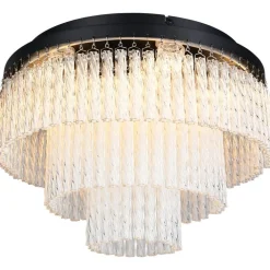 Kattovalaisin Vono LED RGB Ø40cm mattamusta/kirkas*Trio Discount