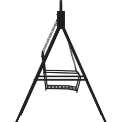 Keinupenkki 124 cm musta teräs*FinePRICE Online