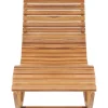 Hot Keinuva aurinkotuoli 60x180x73 cm tiikki Puutarhatuolit