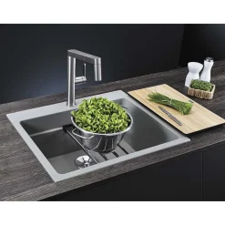 Keittiöallas Etagon 6, 600x510mm, Silgranit, eri värejä*Blanco Best