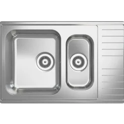 Best Keittiöallas Lyria L40-17S 790x500 mm rst Tiskialtaat Ja -Pöydät