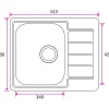 Keittiöallas STANDARD-TD34, 615x500mm, rst*Stala Hot
