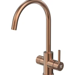 Keittiöhana INOX by Q1, APK-venttiili, C-juoksuputki, ruusukulta*Tammiholma Sale