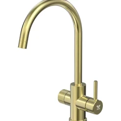 Sale Keittiöhana INOX by Q1, APK-venttiili, C-juoksuputki, vaalea kulta Keittiöhanat