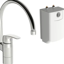 Keittiöhana mökille Safira 1024F, vedenlämmitin, kromi*Oras Outlet