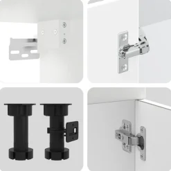 Clearance Keittiökaappisarja, 11-osainen Kalmar, eri värejä (43830) Valmiskeittiöt