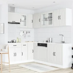 Clearance Keittiökaappisarja, 11-osainen Kalmar, eri värejä (43830) Valmiskeittiöt