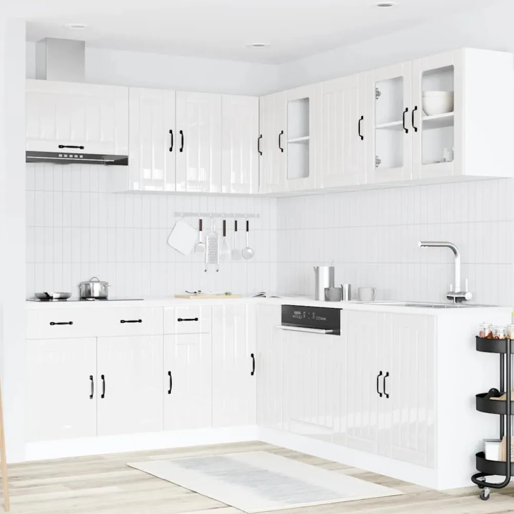 Keittiökaappisarja 11-osainen Lucca, suunniteltu puu, eri värejä (43834)*FinePRICE Best