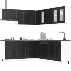 Keittiökaappisarja 11-osainen Porto, eri värejä (43835)*FinePRICE Best